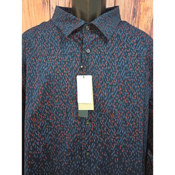 Perry Ellis Mens Stretch Button-Down Shirt 2X NWT NEW - Picture 7 of 9